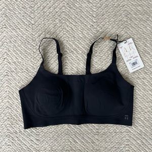 NWT Tommy John No Show Scoop Bralette in Black - Size Medium